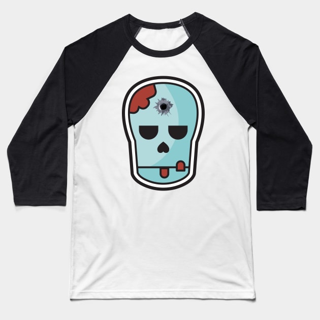 Dead Shot Zombie Baseball T-Shirt by writeremyflagg